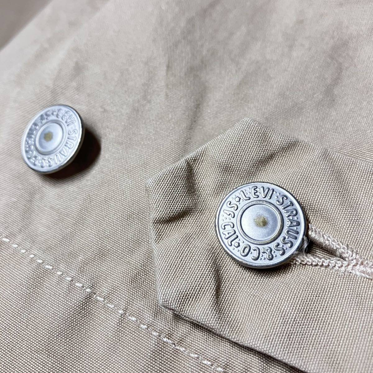 SIZE XL LEVI’S FENOM FRAGMENT DESIGN ZIPPER JACKET BEIGE リーバイス フェノム フラグメント デザイン ジッパー ジャケット_画像4