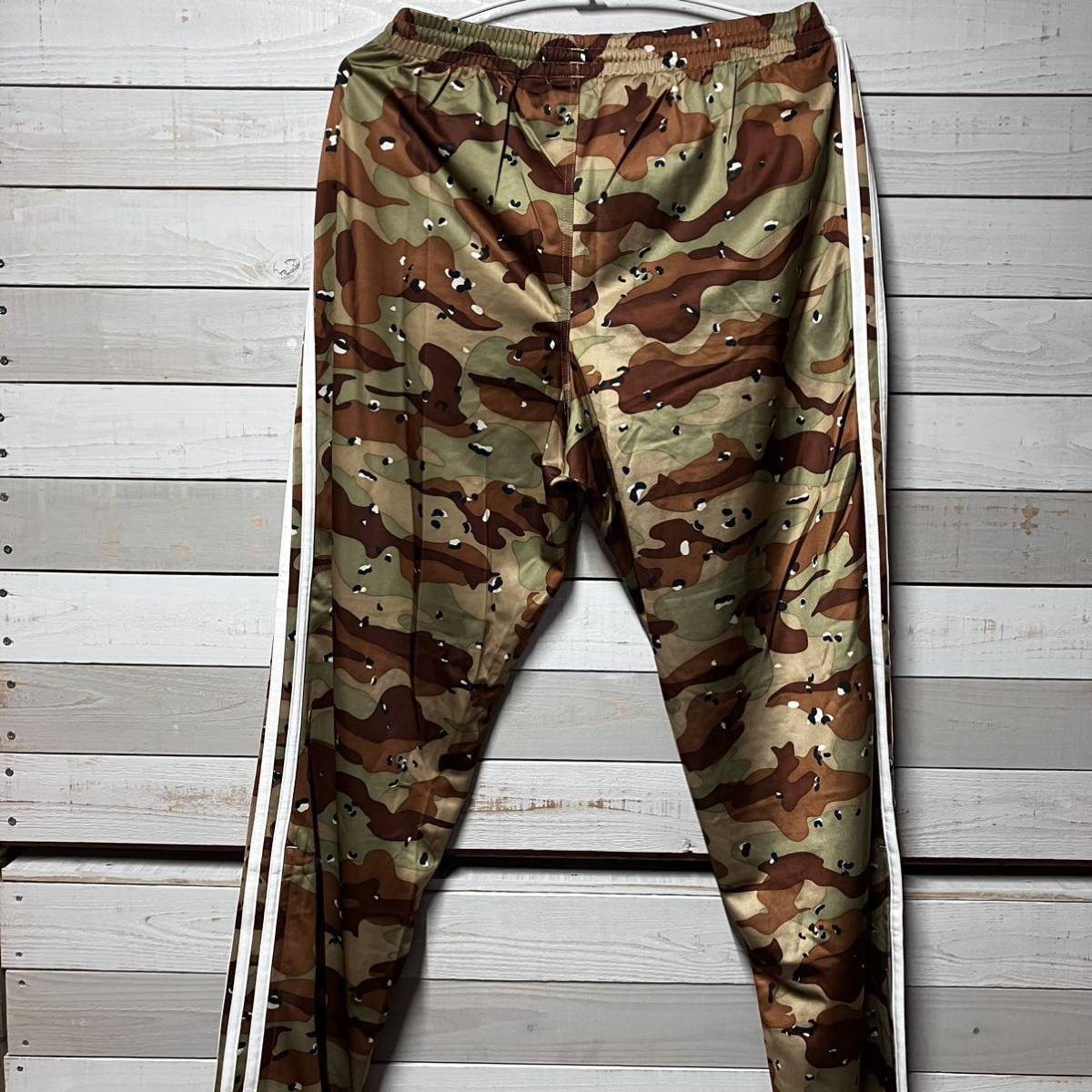 SIZE JP 2XO / US L adidas JERSEY SAND CAMOUFLAGE PANTS アディダス ジャージ サンド カモフラージュ パンツ_画像2