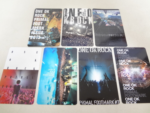 _ワンオクロック写真集9冊セット 付録カードつき ONE OK ROCK PRIMAL FOOTMARK 2013/3/4/5/6/7/8/9/10_画像3