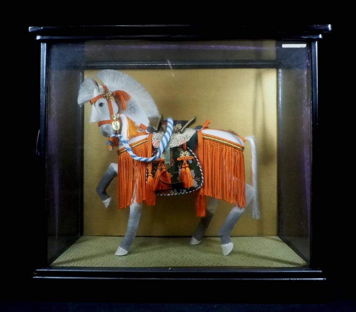 ....... tradition. decoration horse! Showa era Vintage .. ornament horse . number .. thing New Year decoration edge .. ... month decoration 1980 period .... seems to be .. moving feeling!FTO511