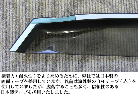 純正型サイドバイザー■SUZUKI■ワゴンR ハイブリッド MH35S/MH55S/MH85S/MH95S 平成29年2月～【安心の二重固定式】取扱説明書付_画像2