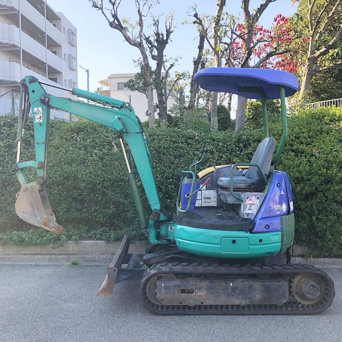 マ仲f697 コマツ 0.1油圧ショベル『PC20MR-1』2トンクラス/ミニユンボ【バックホー/パワーショベル/KOMATSU】_画像2