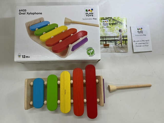 [ Kikusui -8822] план игрушка 6405 овальный ксилофон ксилофон из дерева игрушка музыкальные инструменты детский игрушка /(S)