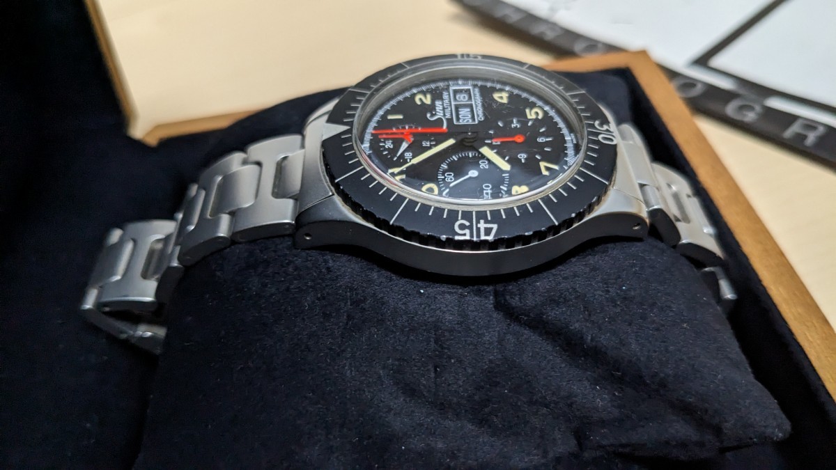 ジン/Sinn 156.B クロノグラフ メンズ腕時計の画像5
