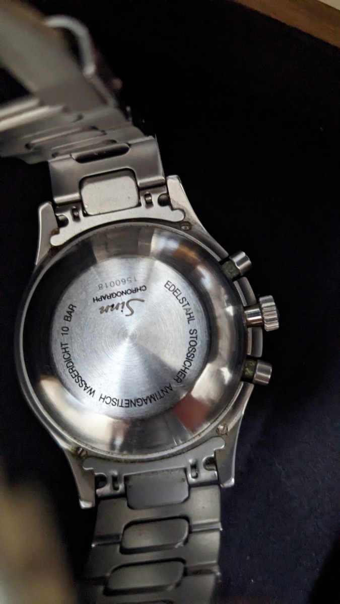 ジン/Sinn 156.B クロノグラフ メンズ腕時計の画像7