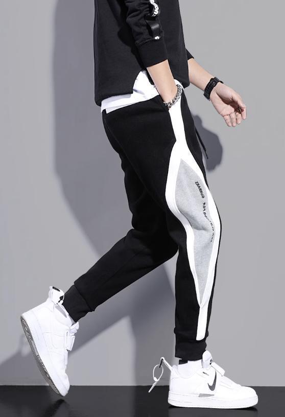 【人気】ジョガーパンツ XL メンズ ブラック スウェット 男女兼用 ジャージ_画像3