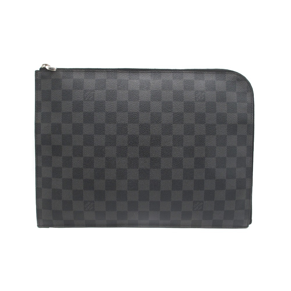 LOUIS VUITTON ルイ・ヴィトン ポシェットジュール GM NM ダミエグラフィット N64437 クラッチ セカンドバッグ ポーチ PVC メンズ_画像1