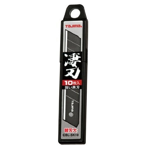 tajima タジマ TJMデザイン L型カッター用替刃 替刃大 凄刃黒10枚入 CBL-SK10 301477 新品_画像1