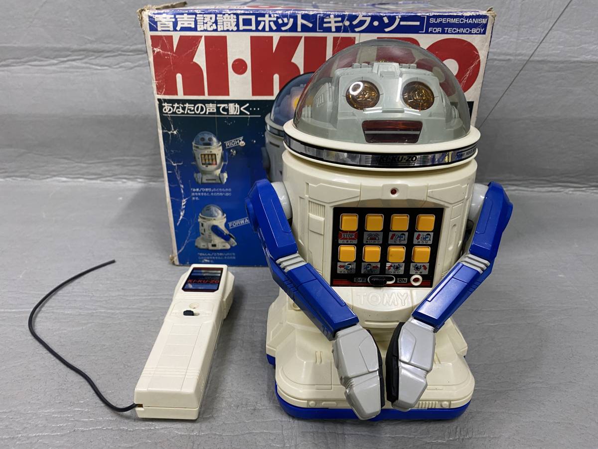 Yahoo!オークション - 昭和レトロ TOMY 音声認識ロボットKIKUZO Yahoo!オークション - 昭和レトロ TOMY 音声認識ロボットKIKUZO