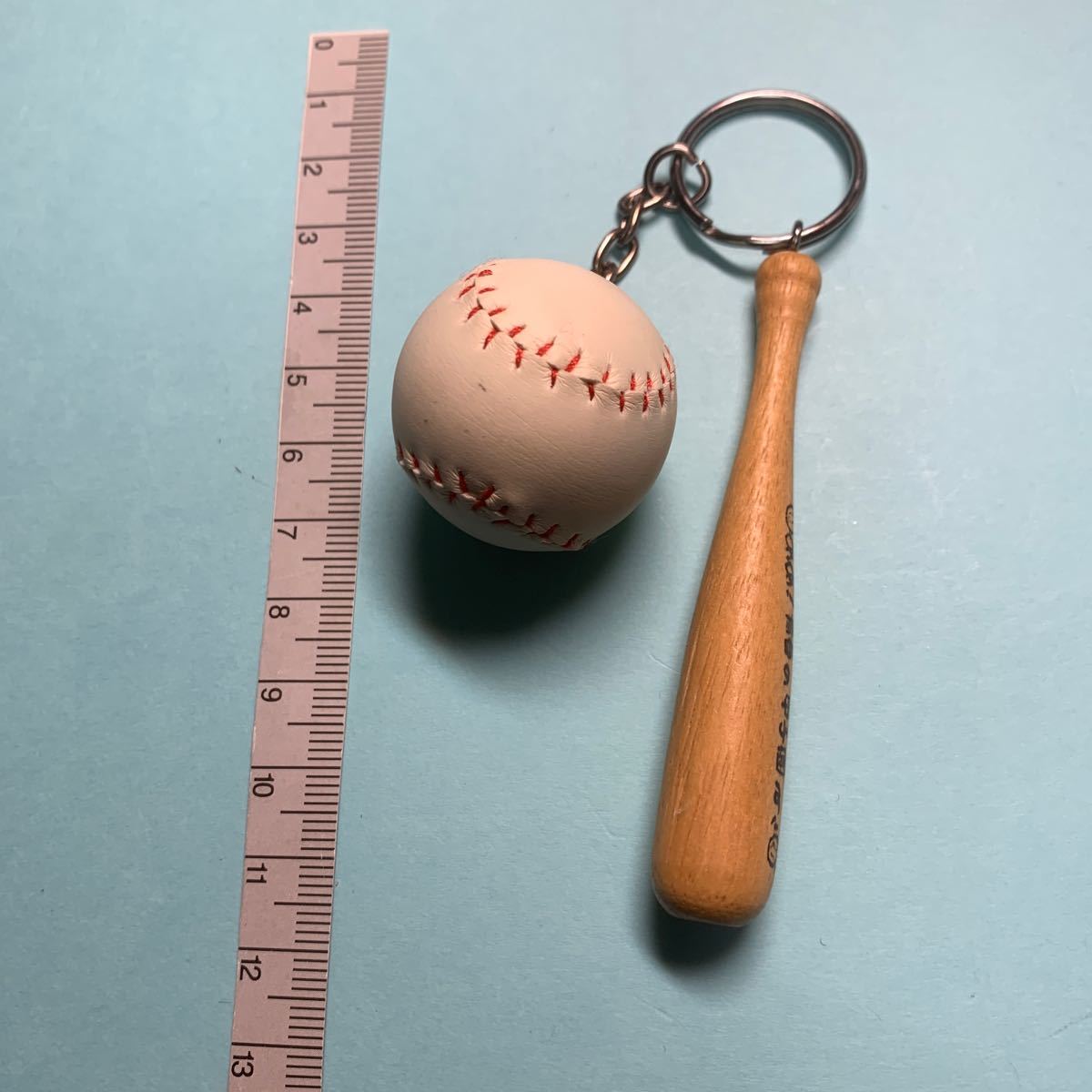 キーホルダー 甲子園　野球 バットとボール　土産物 高校野球　_画像1