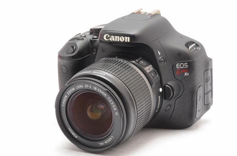 1円スタート！キャノン CANON EOS X5 一眼レフ＋EF-S 18-55mm IS 手振れ補正レンズセット＜充電周辺機等＞a8333_画像2