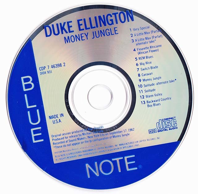 ★ 廃盤CD ★ Duke Ellington Trio デューク・エリントン / チャーリー・ミンガス / マックス・ローチ★ [ Money Jungle ] ★最高です。 _画像5