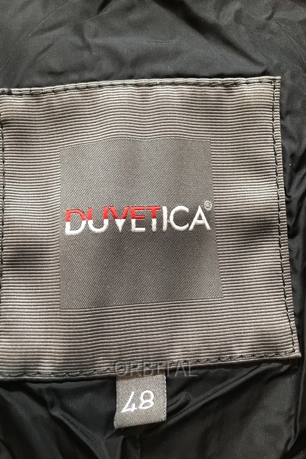 経堂)DUVETICA デュベティカ ベガトレ ファー付きダウンジャケット メンズ サイズ48 アウター コート フード付き ブラック_画像4