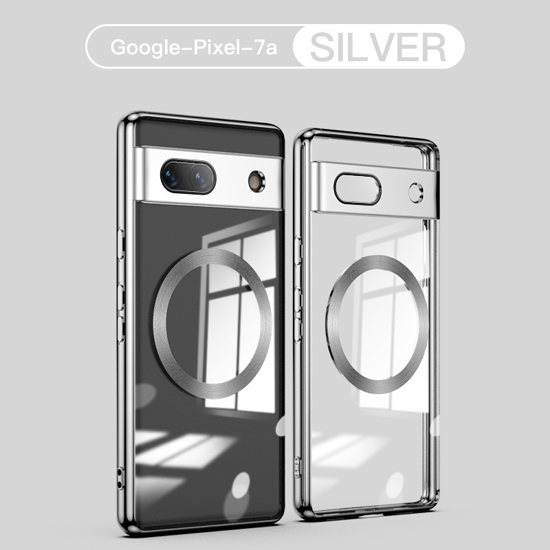 Google Pixel 7A 用 ケース MagSafe対応 クリア ピクセル 7A ケース アイフォン カバー スマホケース TPU 透明 薄型 軽量_画像6