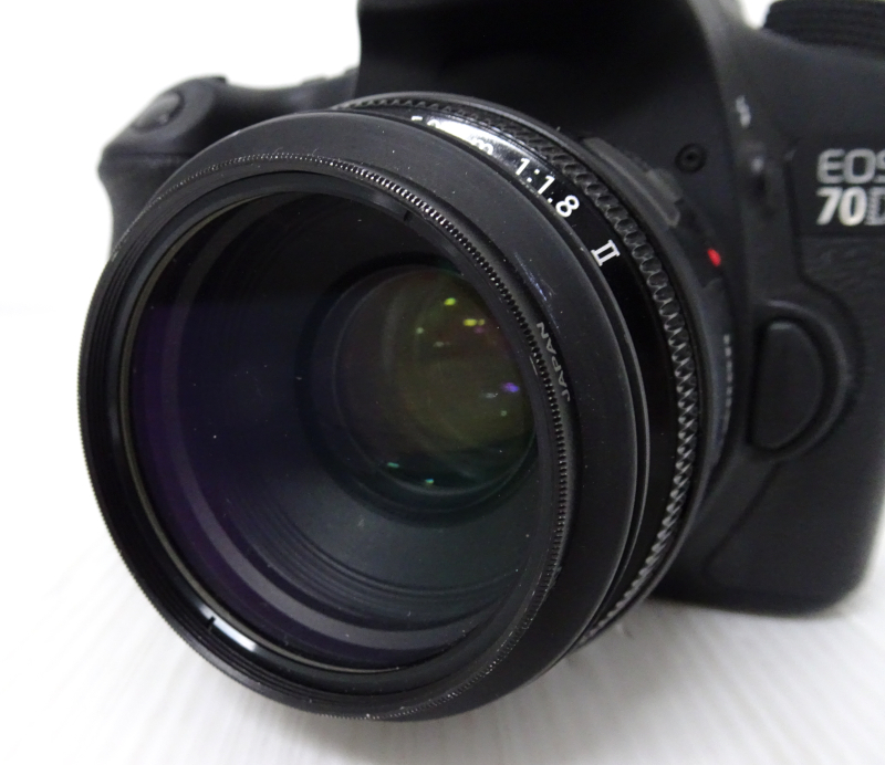 １円～！ Canon キャノン EOS70D + EF 50mm F1.8 II デジタル一眼レフカメラ_画像9