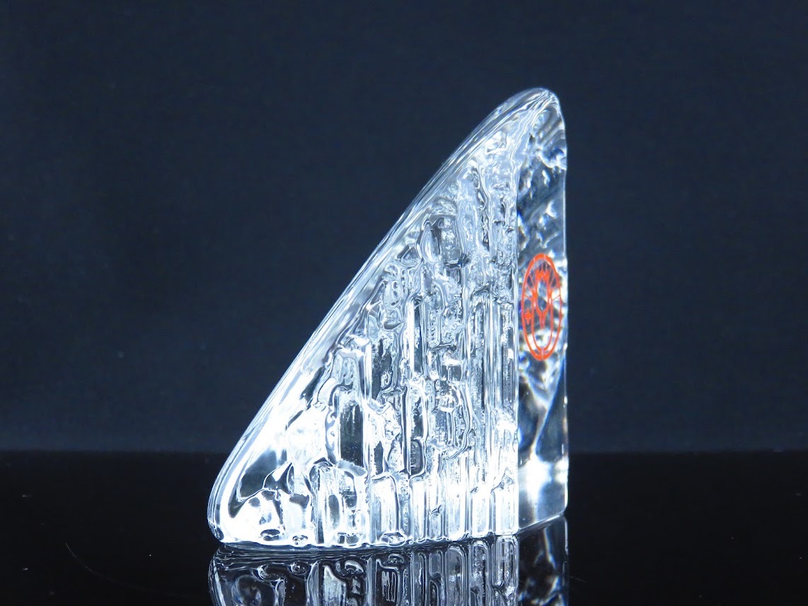 iittala/イッタラ Iceberg/アイスバーグ 氷山 Valto Kokko/ヴァルトコッコ ガラスオブジェ_画像3