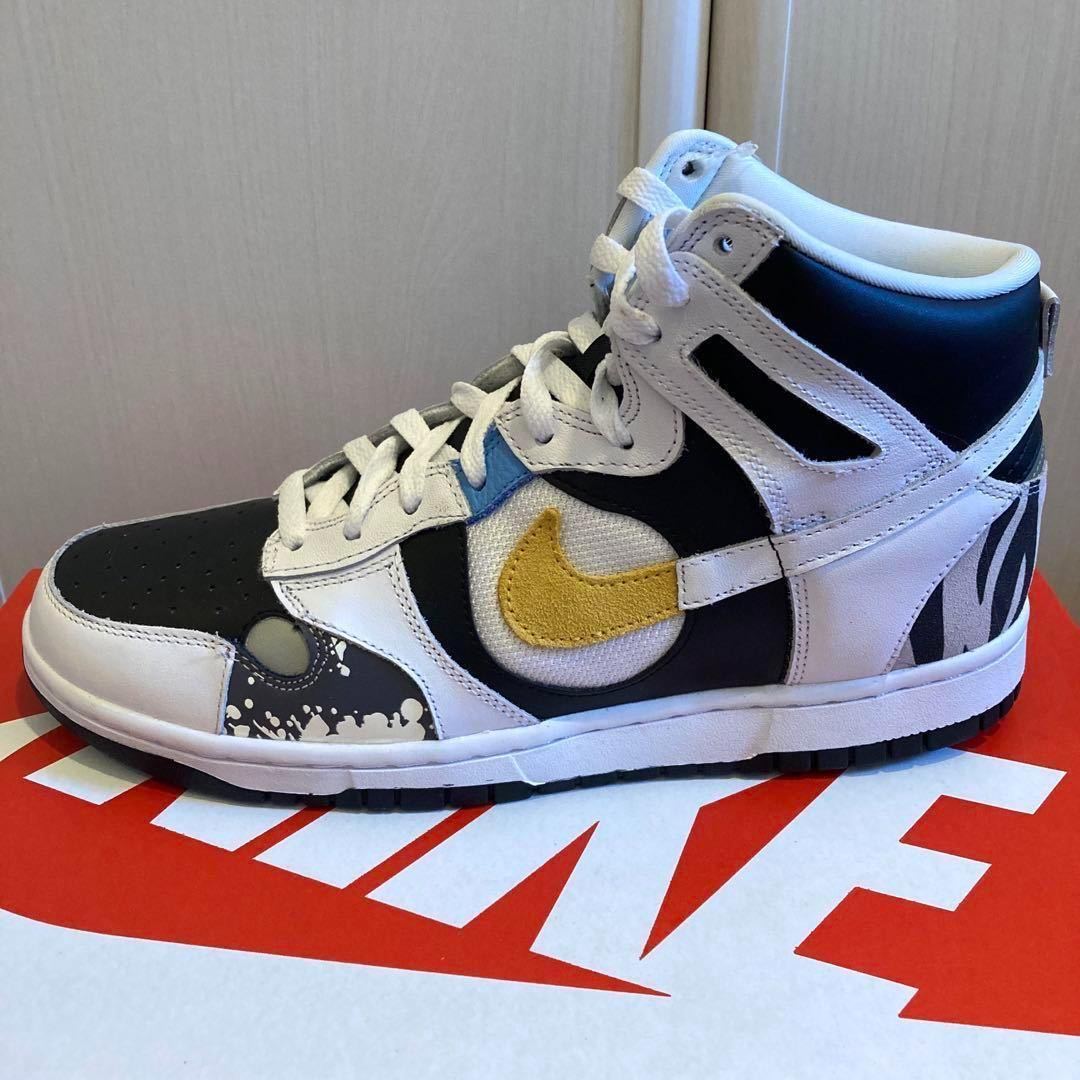 NIKE DUNK HIGH LX ダンクハイ 白黒 ナイキスニーカー｜Yahoo!フリマ