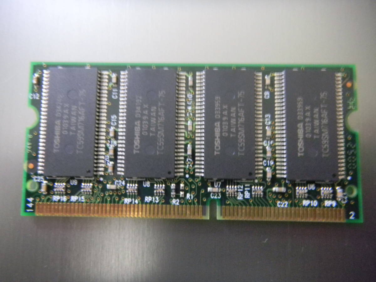 Kingston 128MB SDRAM 100MHz Non-ECC Unbuffered SODIMM CL3 3.3V 144-pin KTM-TP390X/128の画像2