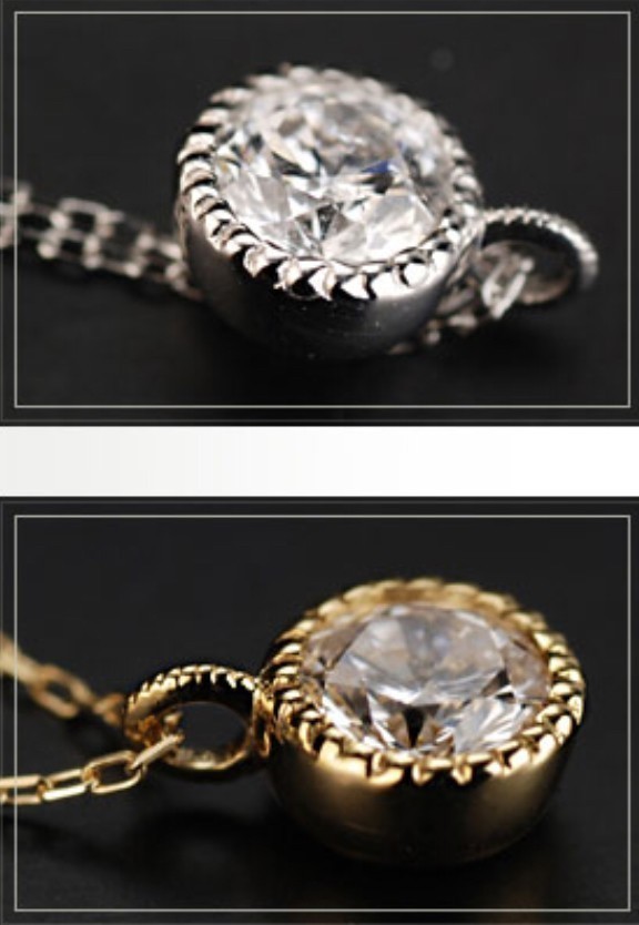 「華」 包みデザイン 0.2ct ダイヤモンド ネックレス PT850 プラチナ製品 国内製作品 安心品質 527 3311_画像2