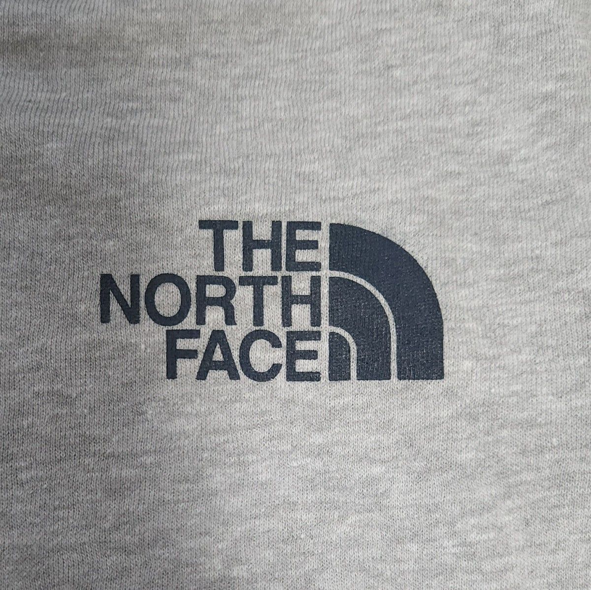 ノースフェイス　ボックスロゴ パーカー 4XL相当　スクエアロゴ 　グレー　新品　THE NORTH FACE