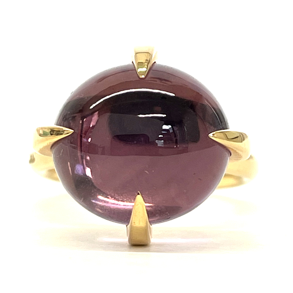 ★大人気商品★ 【中古】ポメラート Pomellato VELENO アメジスト リング K18PG ピンクゴールド 6.8g 指輪 8.5号 指輪