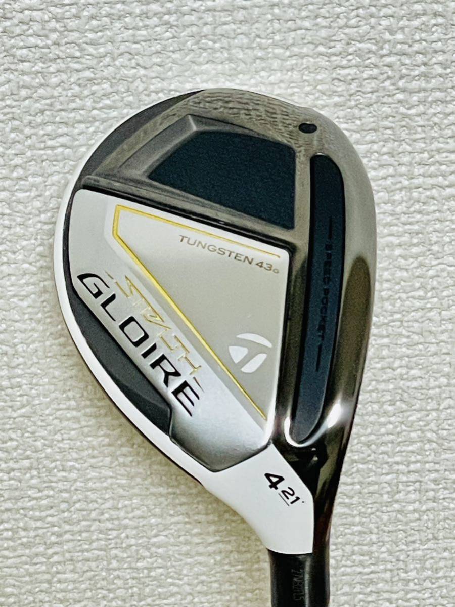 ステルス グローレ ◆ テーラーメイド ◆ 4UT 21度 ◆ STEALTH GLOIRE ◆ #4ユーティリティ ◆ 純正ヘッドカバー付き TaylorMade◆ほぼ新品_画像1