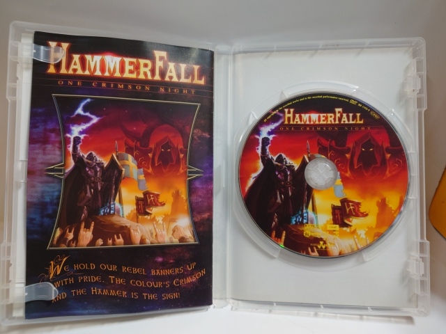 A-0781　中古品◇DVD　Hammerfall One Crimson Night　海外盤_画像4