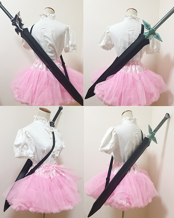  limited amount price cut! scabbard. exhibition * shoulder .. cord have * Sword Art online drill to cosplay tool weapon eryusi data & dark li Pulsar .. exclusive use scabbard 