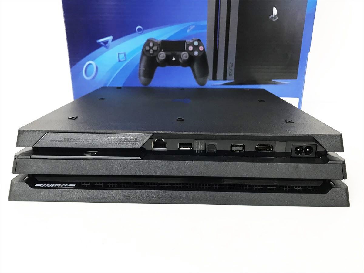 【1円】PS4 Pro 本体/箱 セット 1TB ブラック SONY PlayStation4 CUH-7200B 動作確認済 プレステ4プロ DC06-802jy/G4_画像4