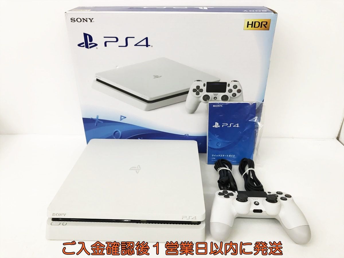 1円】PS4 本体セット500GB ホワイトSONY PlayStation4 CUH-2200A 初期