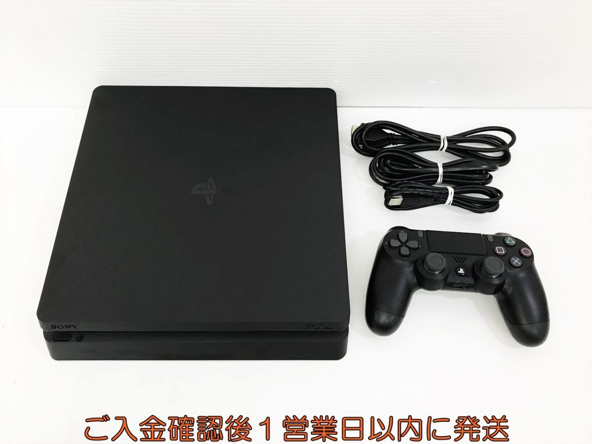 【1円】PS4 本体/コントローラー セット 500GB ブラック SONY PlayStation4 CUH-2200A 初期化/動作確認済 H07-551kk/G4_画像1