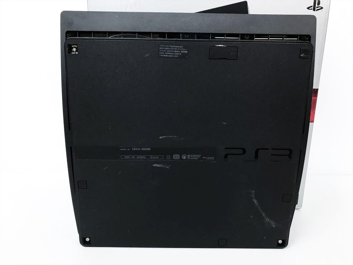 【1円】PS3 本体/箱 セット 320GB ブラック SONY PlayStation3 CECH-3000B 初期化済 未検品ジャンク DC09-725jy/G4_画像3
