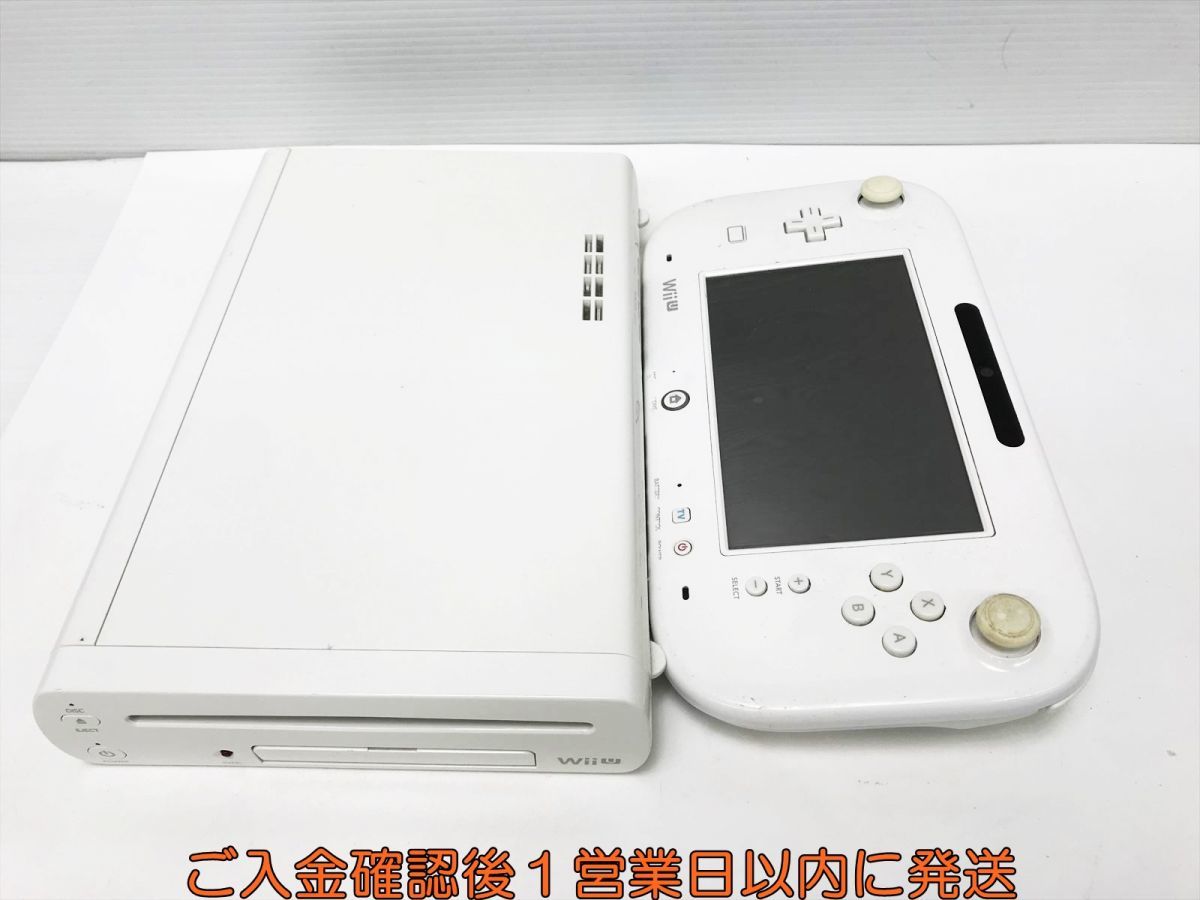 【1円】任天堂 WiiU 本体 マリオカート8セット 32GB ブラック Wiiリモコン 見えるもののみ 初期化/動作確認済 Wii U M05-606yk/G4_画像2