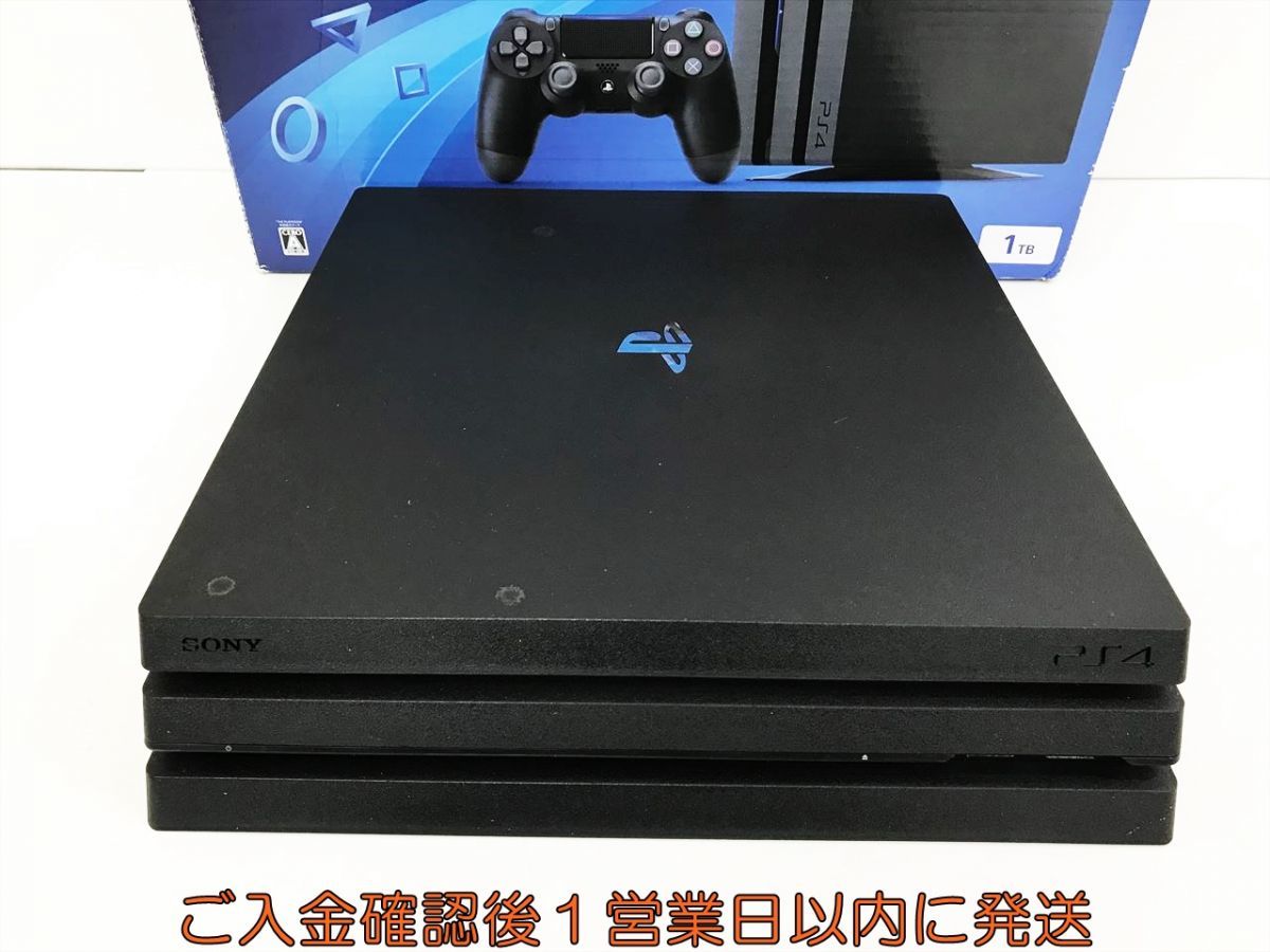 【1円】PS4Pro 本体/箱 セット 1TB ブラック SONY PlayStation4 CUH-7200B 初期化/動作確認済 G05-150kk/G4_画像3