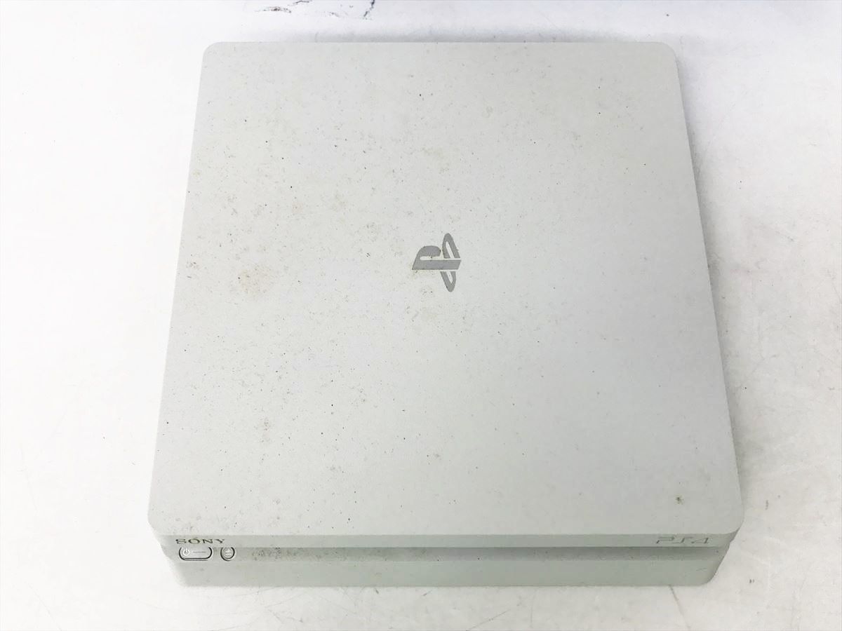 【1円】PS4 本体 セット 500GB ホワイト SONY PlayStation4 CUH-2200A 初期化済 未検品ジャンク FW7.00 DC04-038jy/G4_画像3