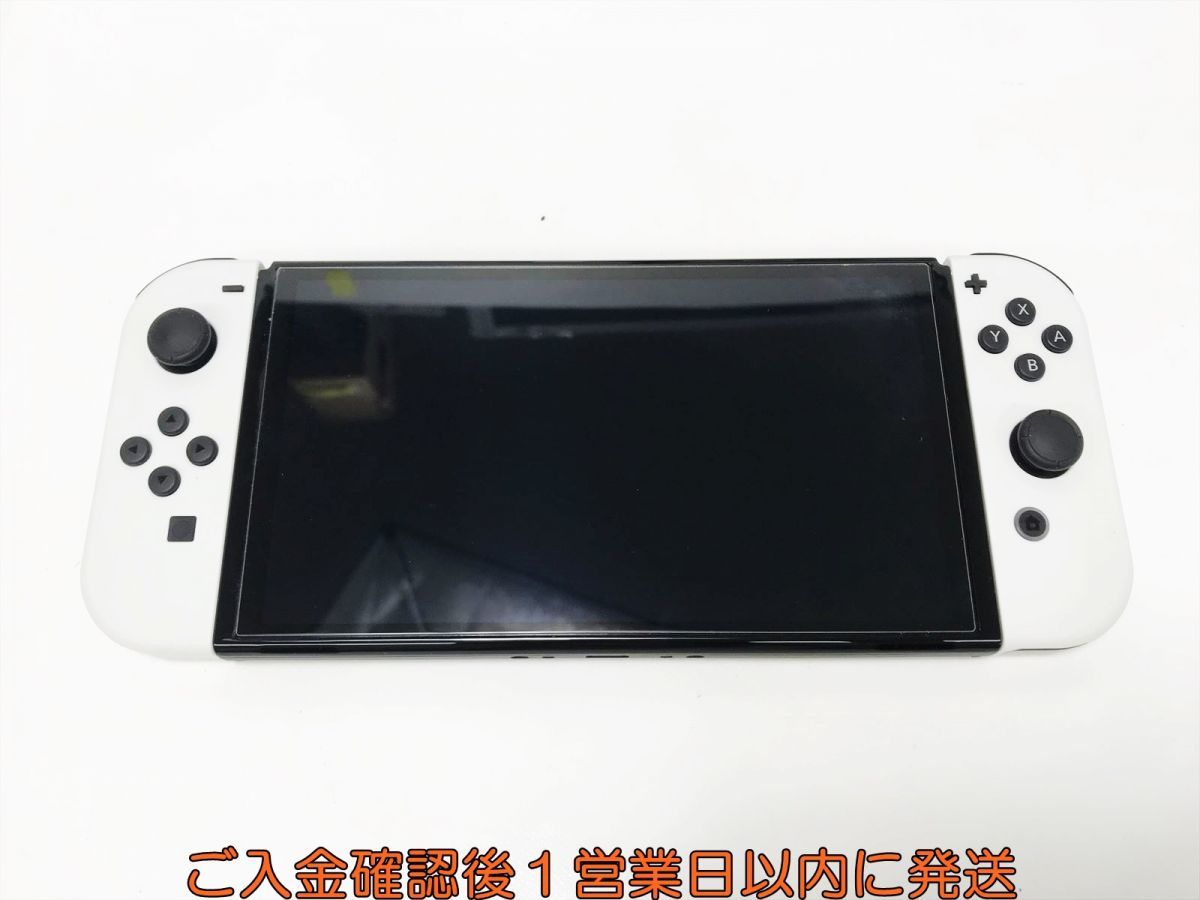 【1円】任天堂 Nintendo Switch 有機ELモデル 本体/箱 セット ホワイト ゲーム機本体 初期化/動作確認済 H07-552yk/G4_画像2