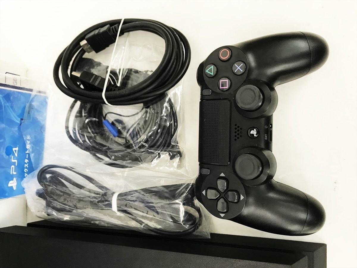 【1円】PS4 本体 セット 500GB ブラック SONY PlayStation4 CUH-1200A 初期化済 未検品ジャンク プレステ4 DC05-699jy/G4_画像2