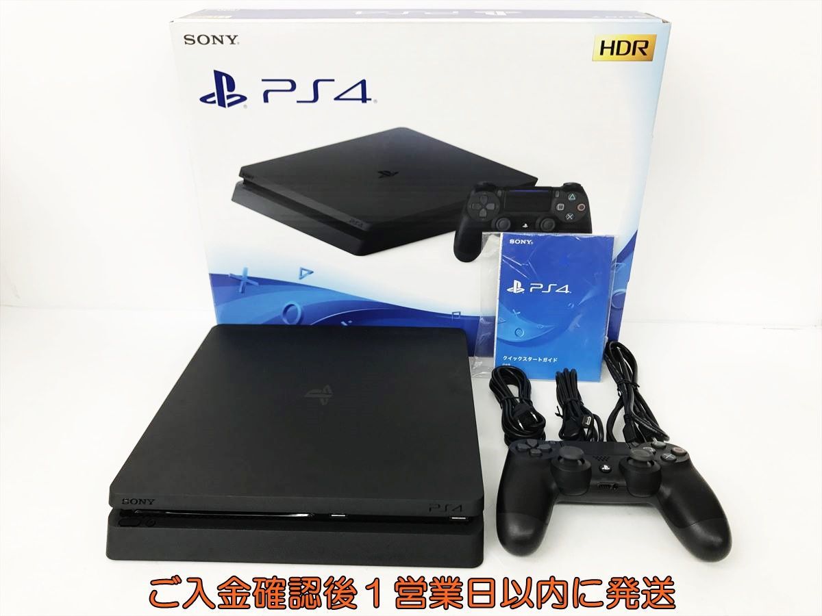 【1円】PS4 本体 セット 500GB ブラック SONY PlayStation4 CUH-2200A 動作確認済 プレステ4 FW9.00 DC05-690jy/G4_画像1