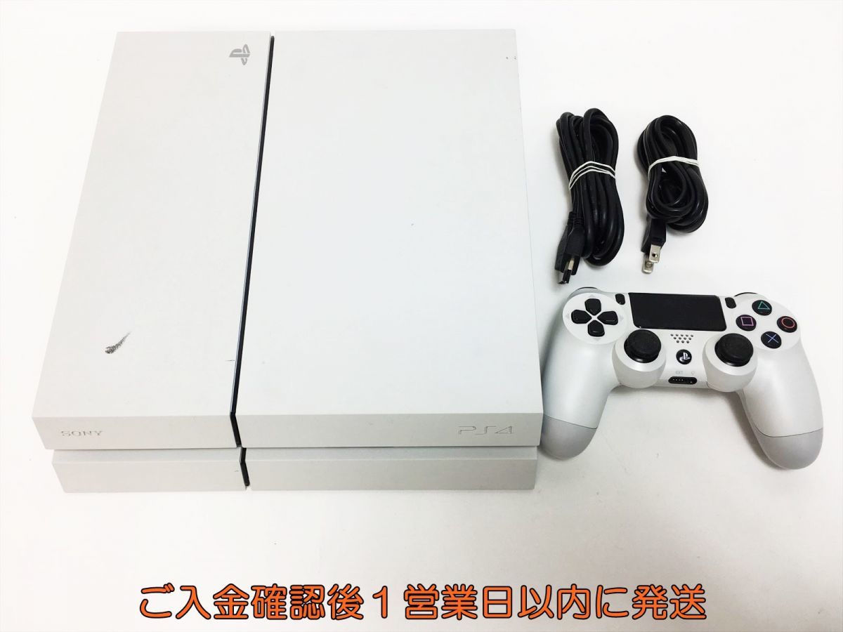1円】PS4 本体/コントローラーセットCUH-1200A ホワイト500GB ゲーム機