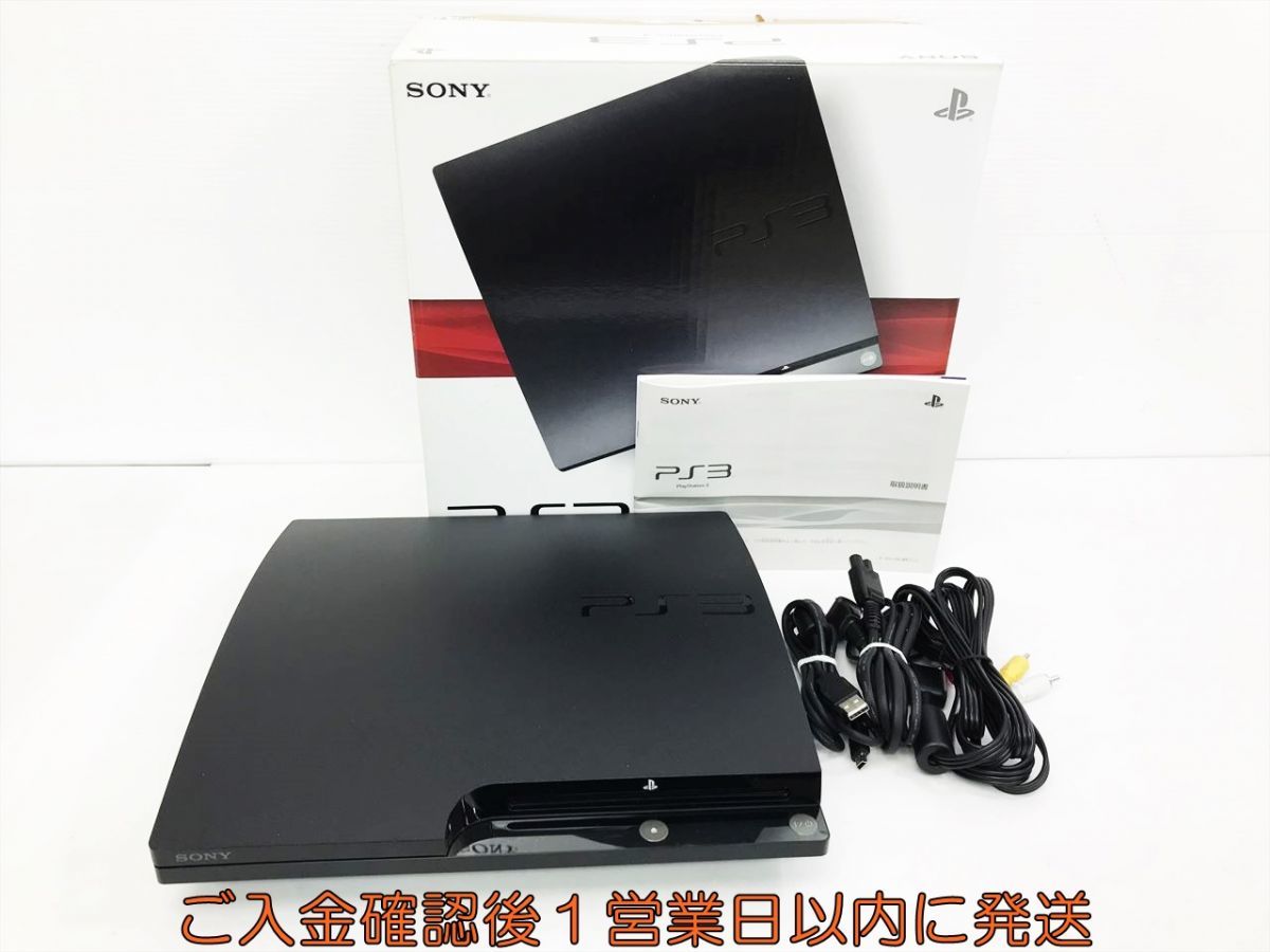 【1円】PS3 本体/箱 セット 120GB ブラック SONY PlayStation3 CECH-2100A 初期化/動作確認済 M05-652kk/G4_画像1