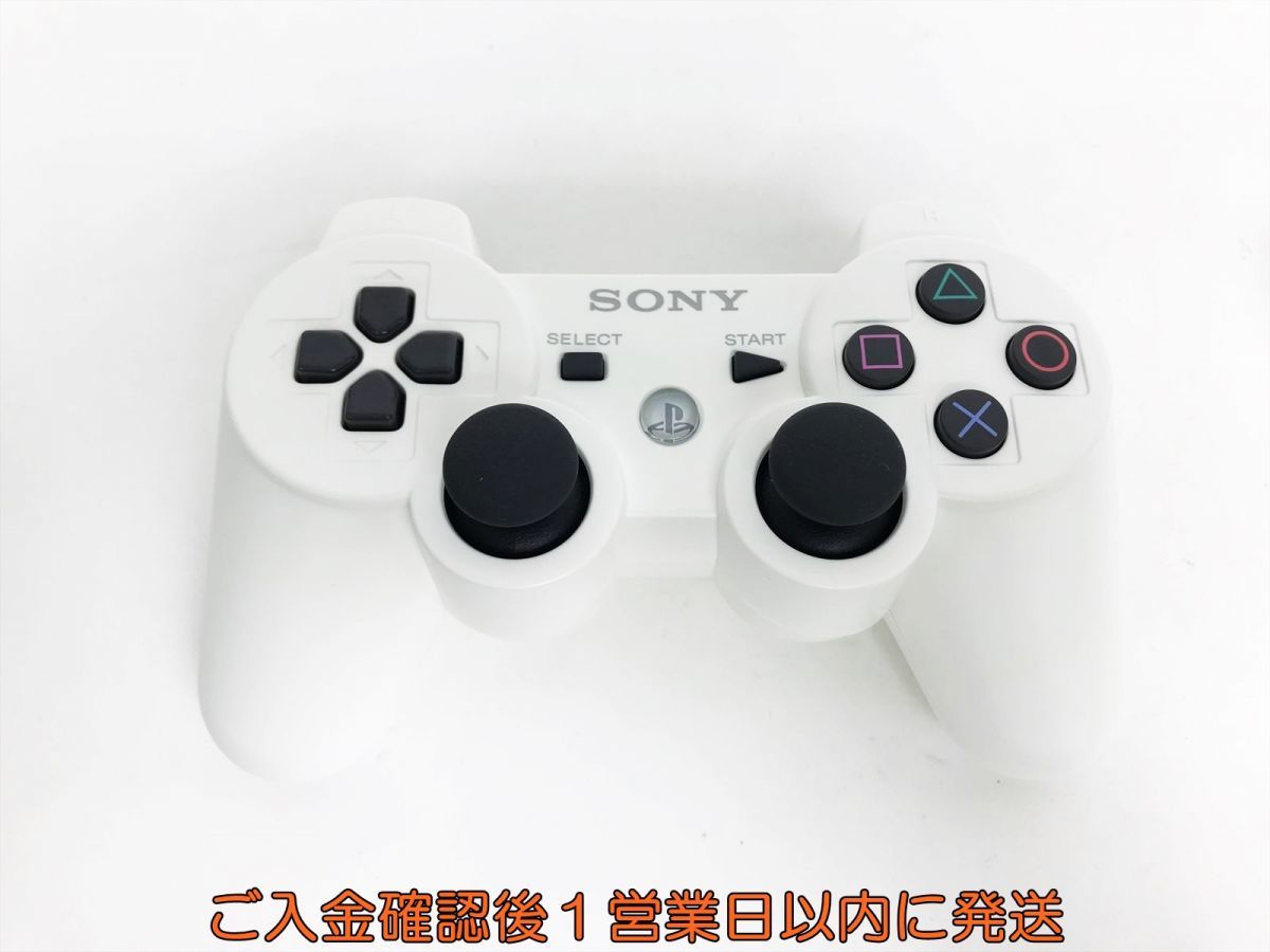 【1円】未使用品 PS3 純正 ワイヤレスコントローラー DUALSHOCK3 ホワイト CECHZC2J EC36-353hk/F3_画像1