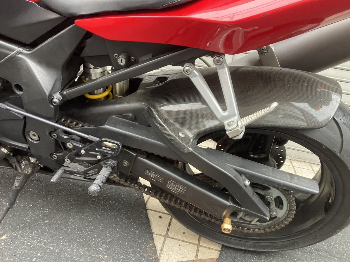 ヤマハ YZF-R1 逆車 RN09 インジェクション エンジン実動 書付 陸送OKバックステップ 走行距離22106km ジェネレーターレギュレーター新品_画像7