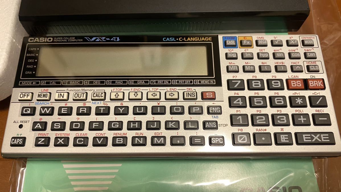 CASIO VX-4 ポケットコンピュータ スーパーカレッジ_画像1