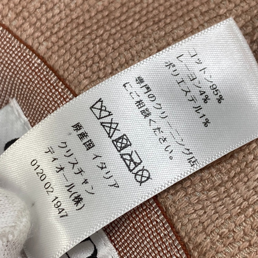 Dior Dior 04DBB923A132 шляпа шапочка шляпа панама Bob шляпа Logo Bob шляпа шляпа хлопок Pink Lady -s[ б/у ] прекрасный товар 