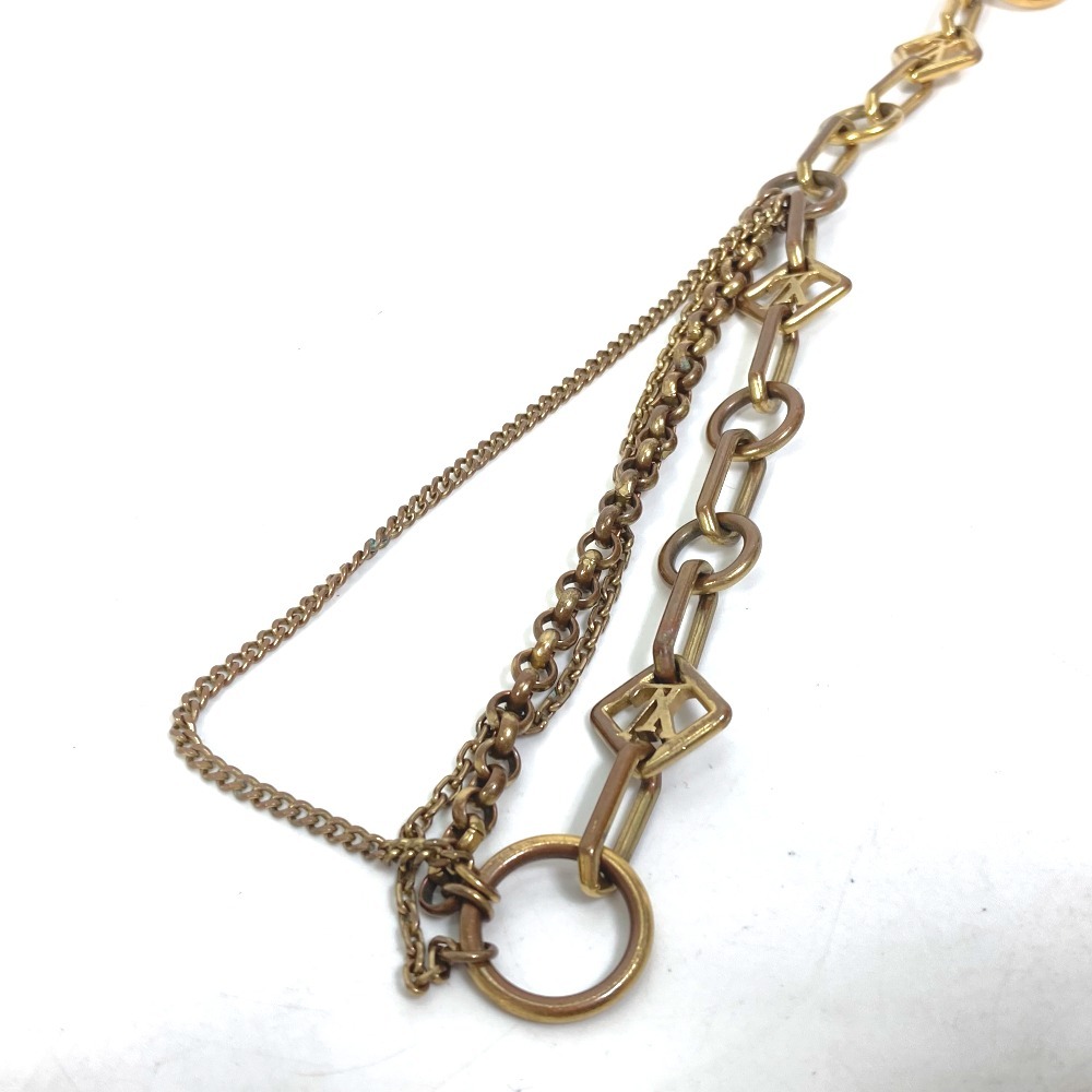 LOUIS VUITTON Louis Vuitton M65362 brass reshe-n Vegas accessory chain bracele Gold lady's [ used ]
