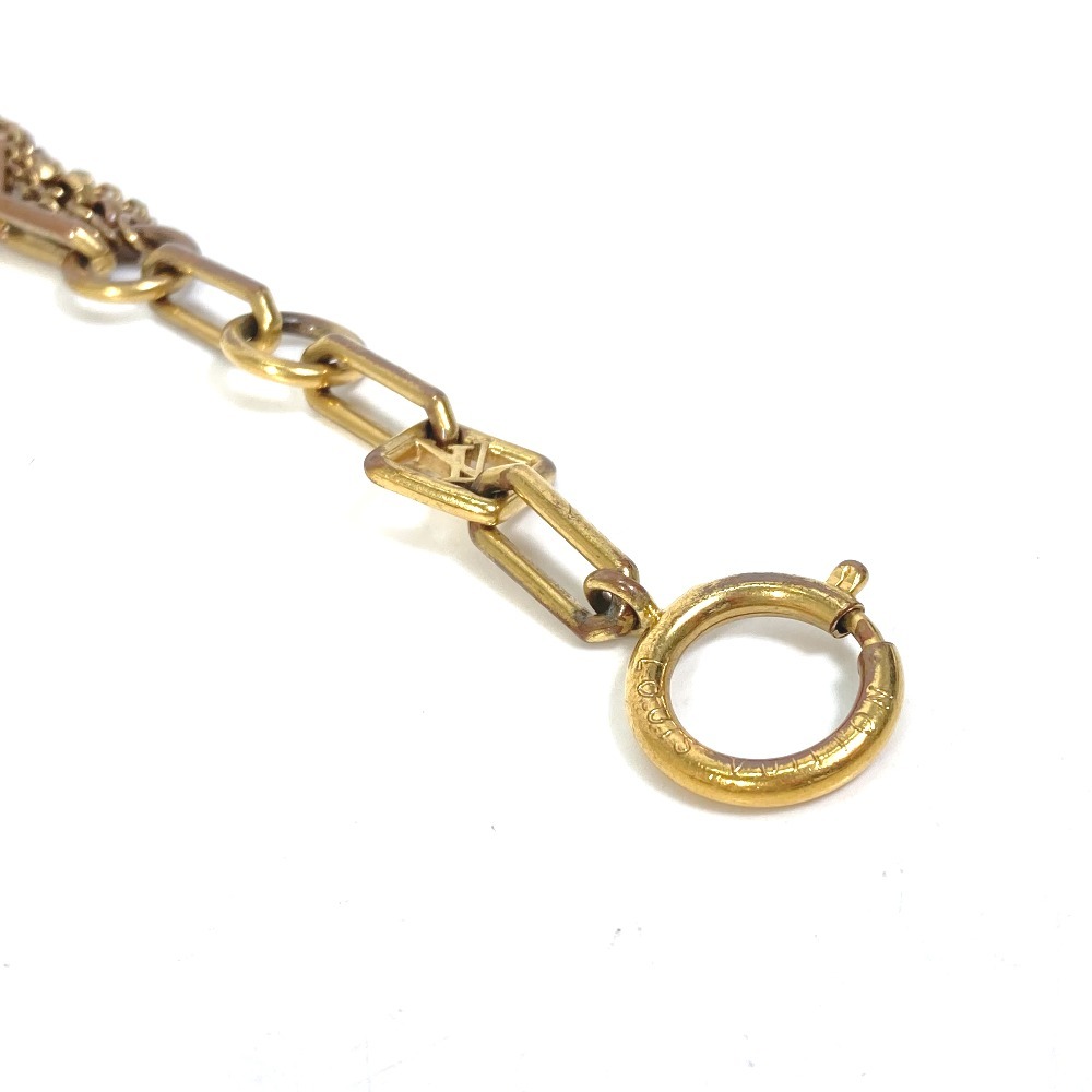 LOUIS VUITTON Louis Vuitton M65362 brass reshe-n Vegas accessory chain bracele Gold lady's [ used ]