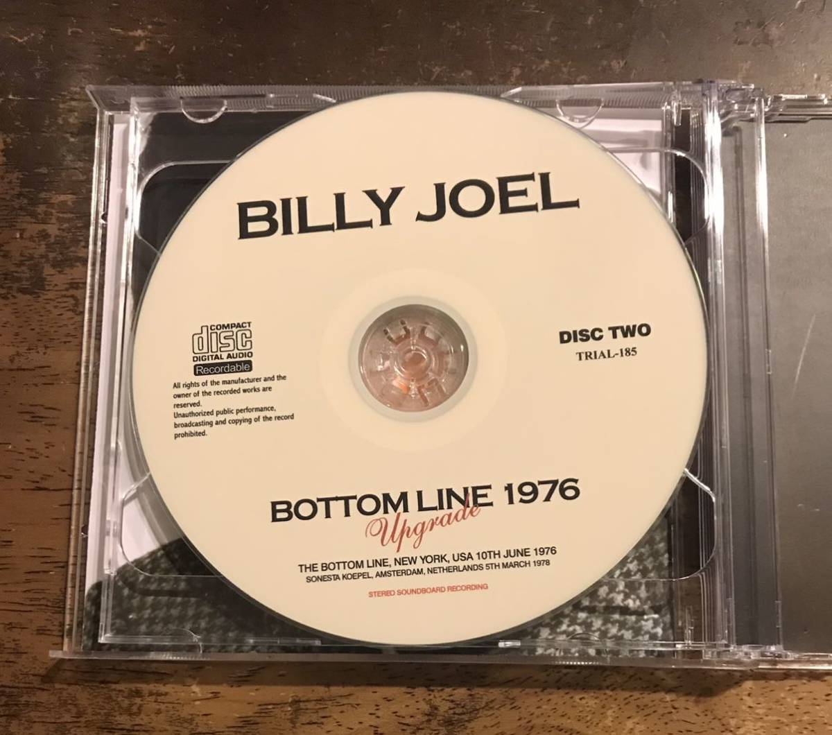Billy Joel / ビリージョエル / Bottom Line 1976 Upgrade / 2CDR ■Soundboard /1976.06.10, New York + 1978.03.05, Amsterdam/ 歴史的名_画像6