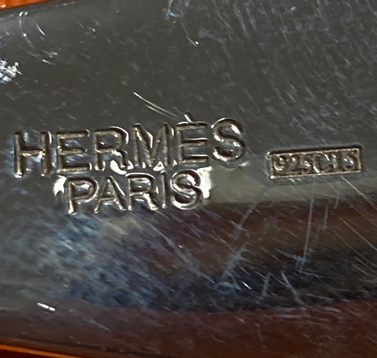 HERMES エルメス ベビースプーン＆フォーク シルバー925_画像5