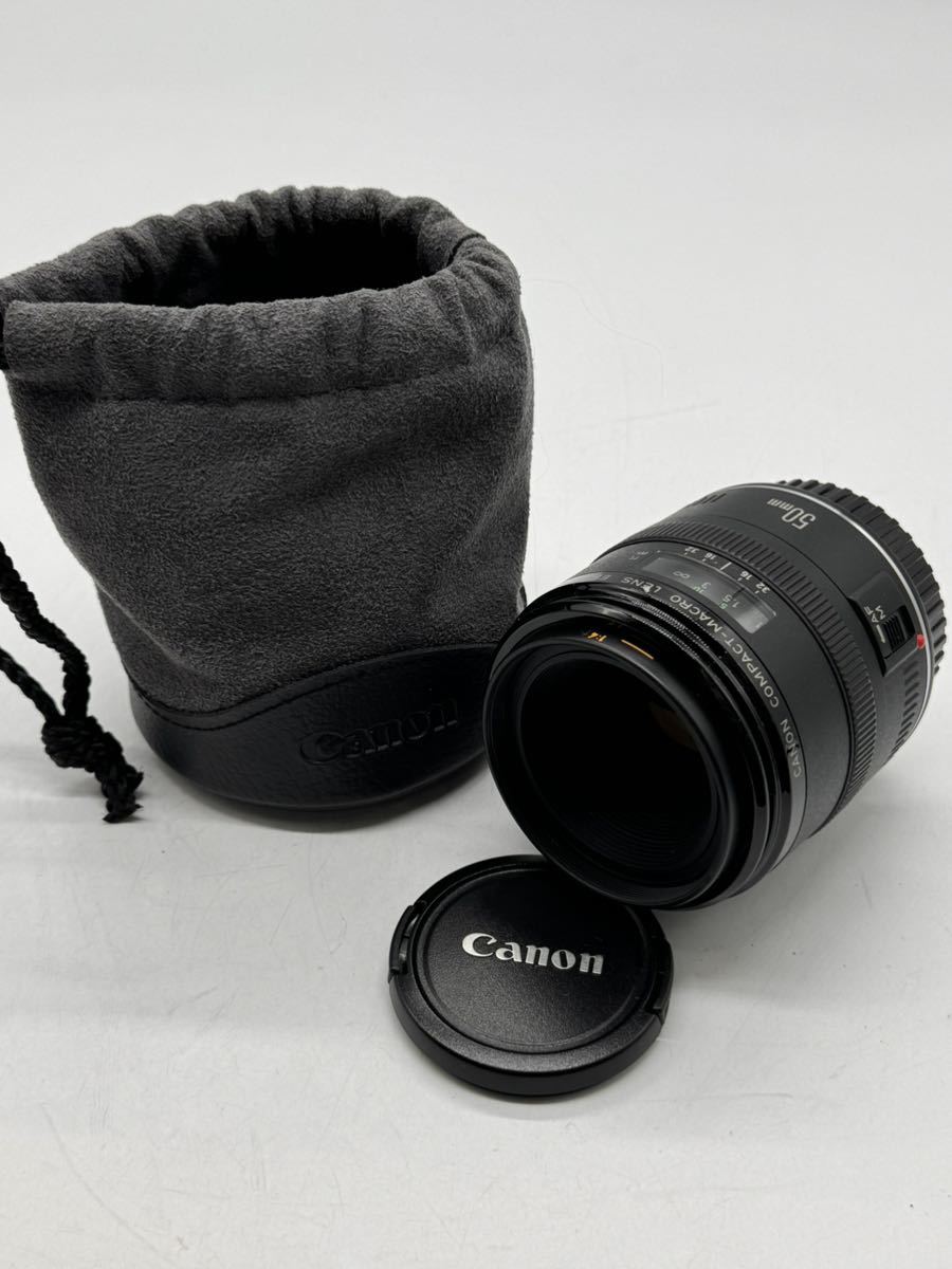 ★ Canon キャノン レンズのみ CANON COMPACT-MACRO LENS EF 50mm 1:2.5 カメラレンズ 中古品 #D613 1013NA _画像1