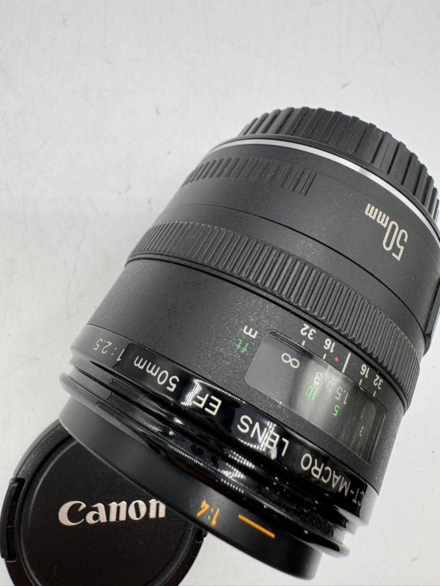 ★ Canon キャノン レンズのみ CANON COMPACT-MACRO LENS EF 50mm 1:2.5 カメラレンズ 中古品 #D613 1013NA _画像3